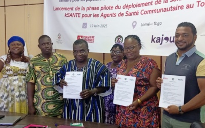 Lancement officiel de la phase pilote du projet kSANTÉ à Lomé : Une innovation numérique au service des Agents de Santé Communautaire